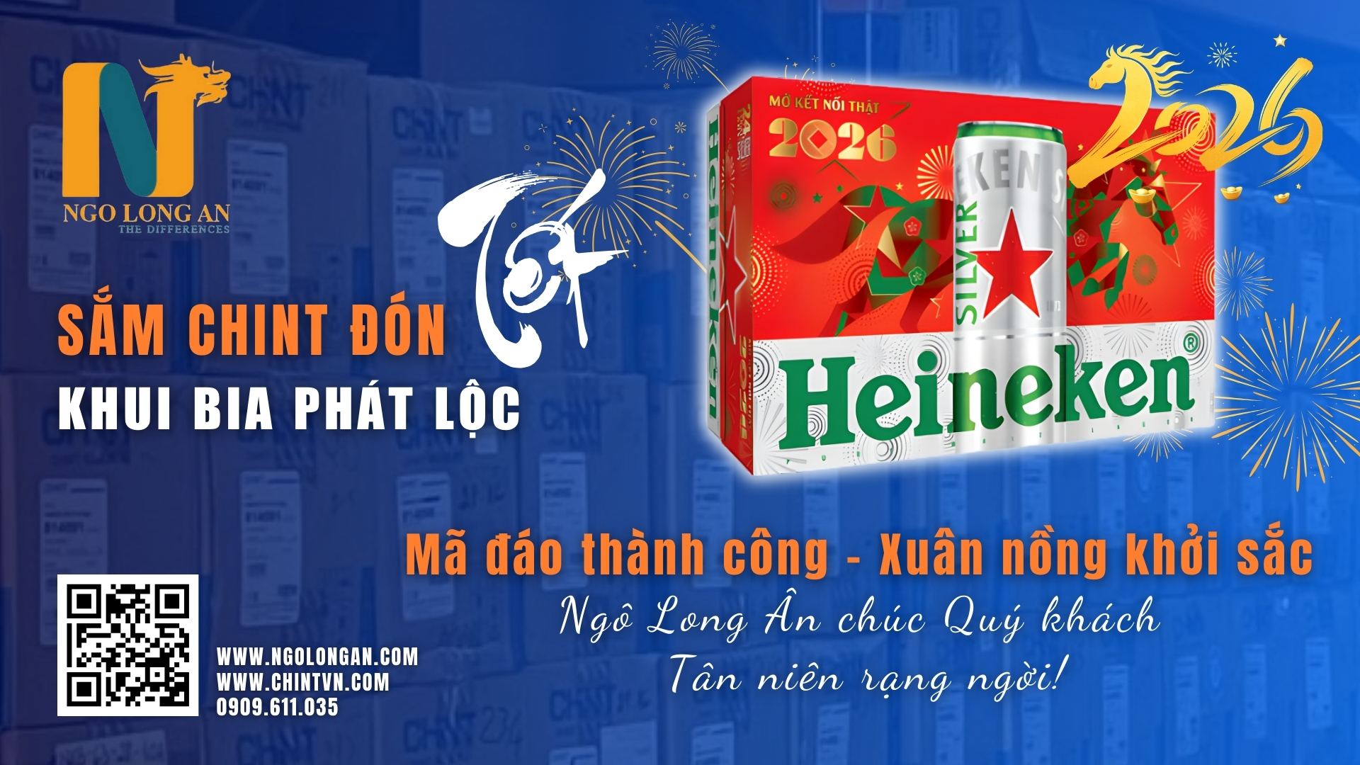 SẮM CHINT ĐÓN TẾT – KHUI BIA PHÁT LỘC CÙNG NGÔ LONG ÂN